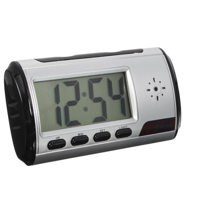 Hidden Camera Alarm Clock Micro Nanny Cam Motion Detection Mini DV DVR Video