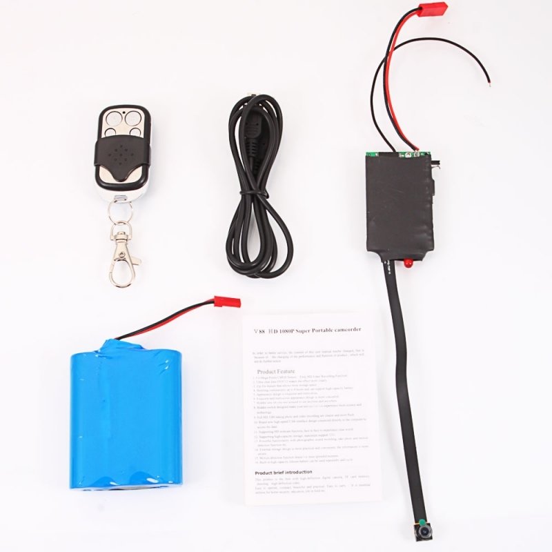 C200 1080P Full HD Surveillance Camera Module with Remote Control