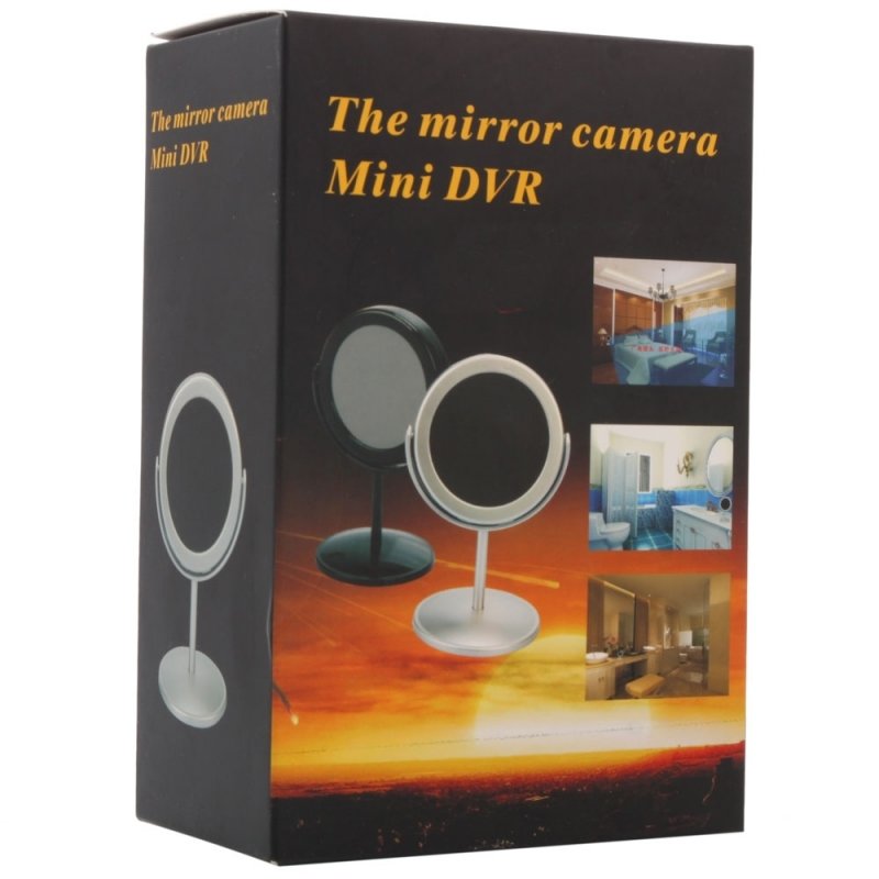 C100 5.0MP HD Hidden Mirror Camera Video Recorder w/ Motion Detection