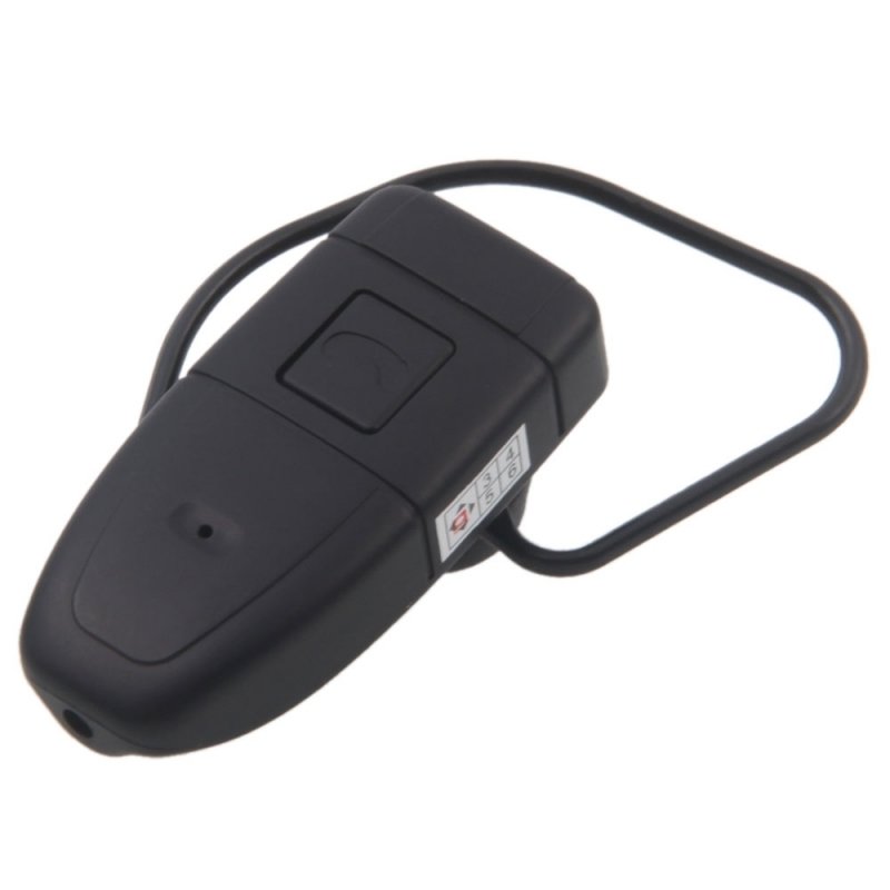 4GB HD Bluetooth Earphone Hidden Camera Black TM86TT2468