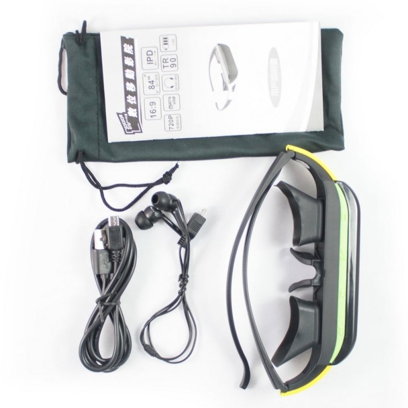 Kartlon 84" 16:9 HD Wide Screen Video Glasses Mobile Theater Random