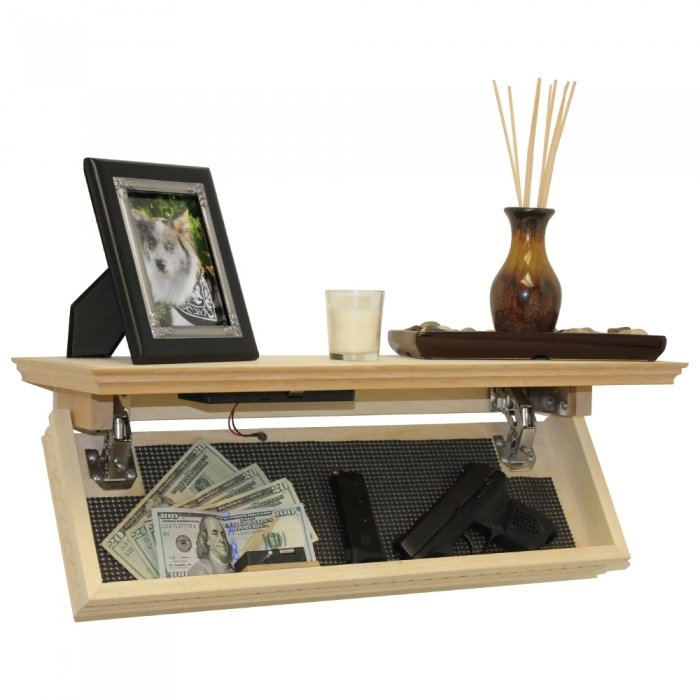Quick Shelf Safe with RFID - Natural (Unfinished)