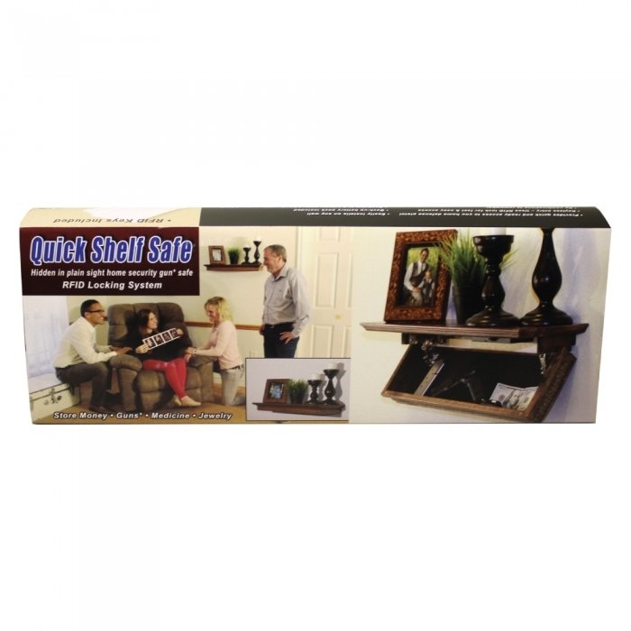 Quick Shelf Safe with RFID - Natural (Unfinished)