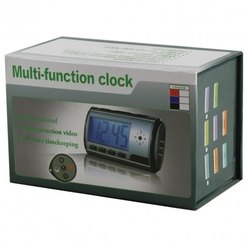 Digital Alarm Clock DVR with motion detector 4GB