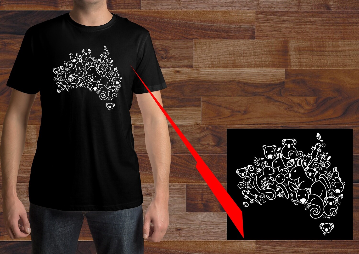 Animals of Australia Tee