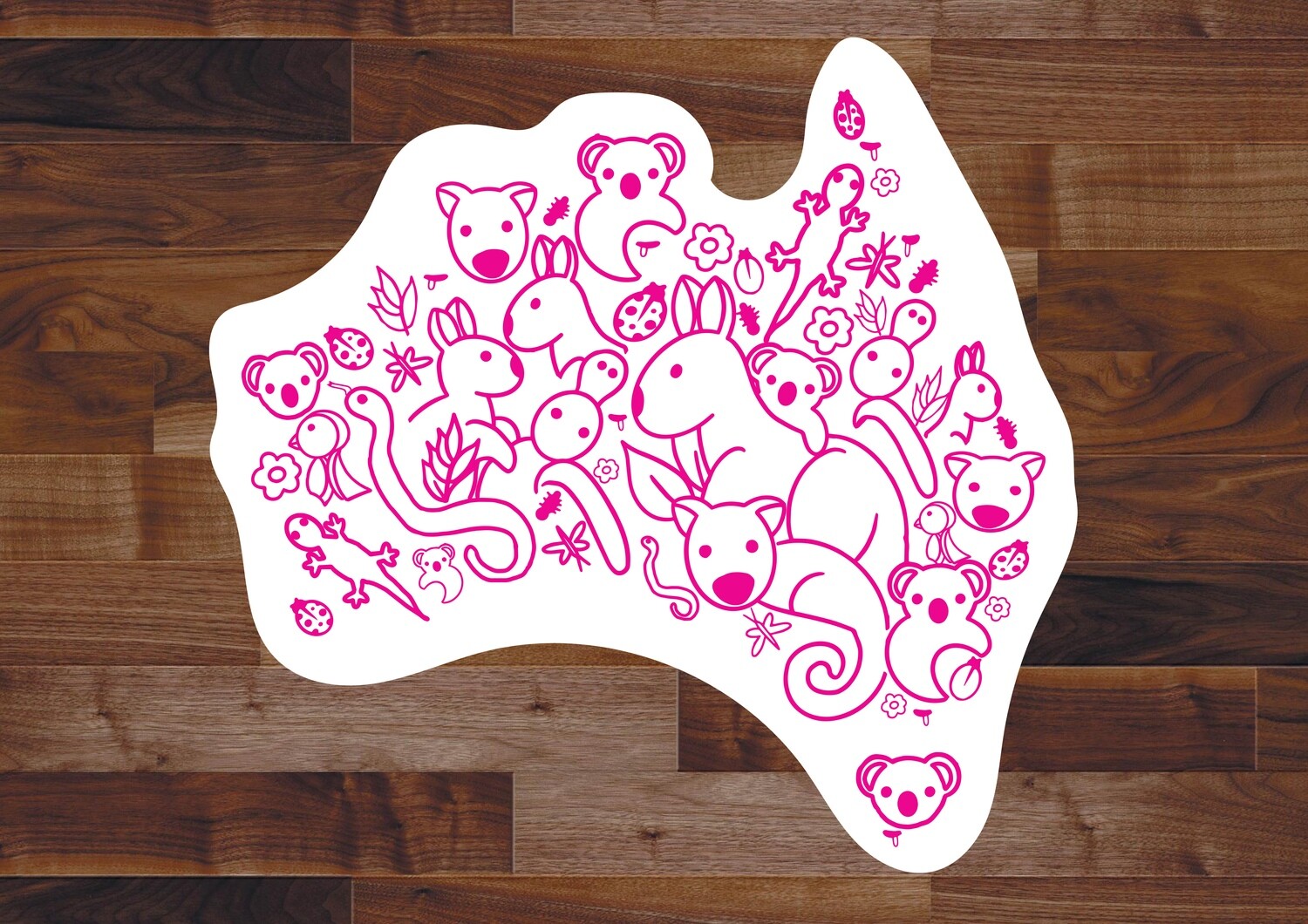 Animals of Australia Sticker Animals of Australia Sticker