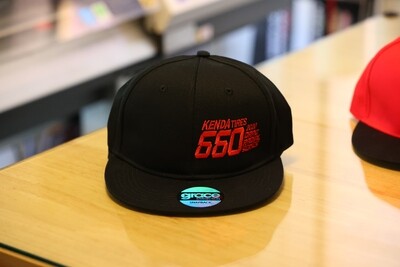 Black 2020 Kenda Flat Brim Cap