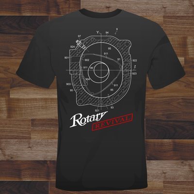 2018 Rotary Revival Blueprint T-Shirt