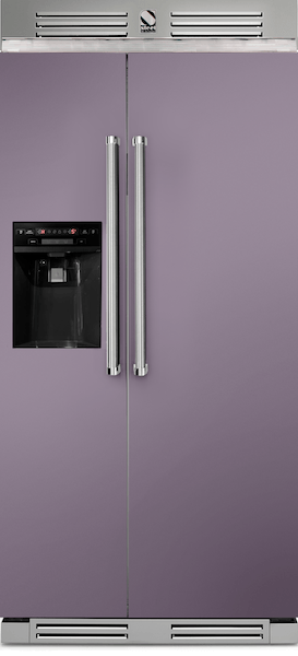 Steel Cucina Genesi Side By Side Refrigerators Freestanding