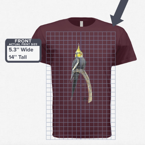 Cockatiel Shirt by Gamini Ratnavira for AFA