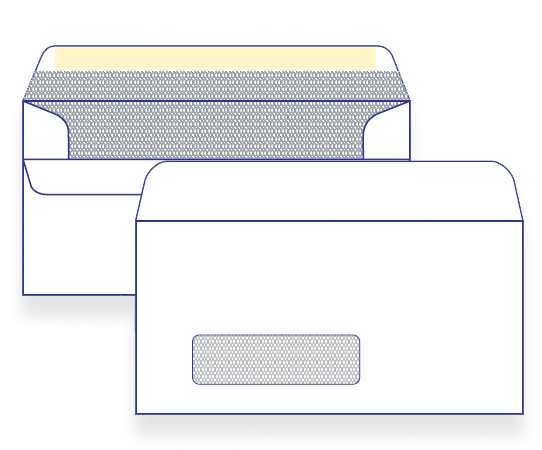 15400 - DL Window Face Secretive Self Seal 15400 / 0119
