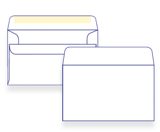 11300 - 11B Plain Face Self Seal 11300 / 101122