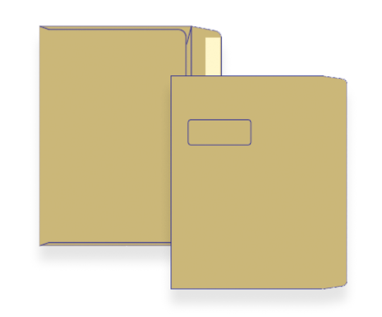 51900 - C4 Brown Craft Barcode Window Face Lick & Stick 51900 - C4 Brown Craft Barcode Window Face Lick & Stick