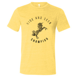 Pale Yellow Unicorn Shirt Medium 00023