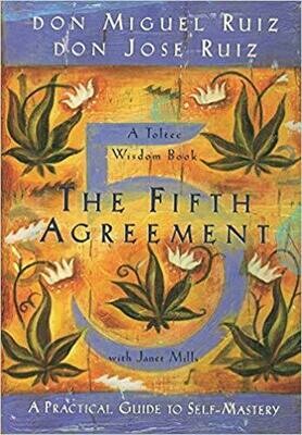 The Fifth Agreement: A Practical Guide to Self-Mastery (Toltec Wisdom) Paperback – November 1, 2011
by Don Miguel Ruiz (Author), Don Jose Ruiz (Author), Janet Mills (Author) The Fifth Agreement: A Practical Guide to Self-Mastery (Toltec Wisdom) Paperback – November 1, 2011
by Don Miguel Ruiz (Author), Don Jose Ruiz (Author), Janet Mills (Author)
