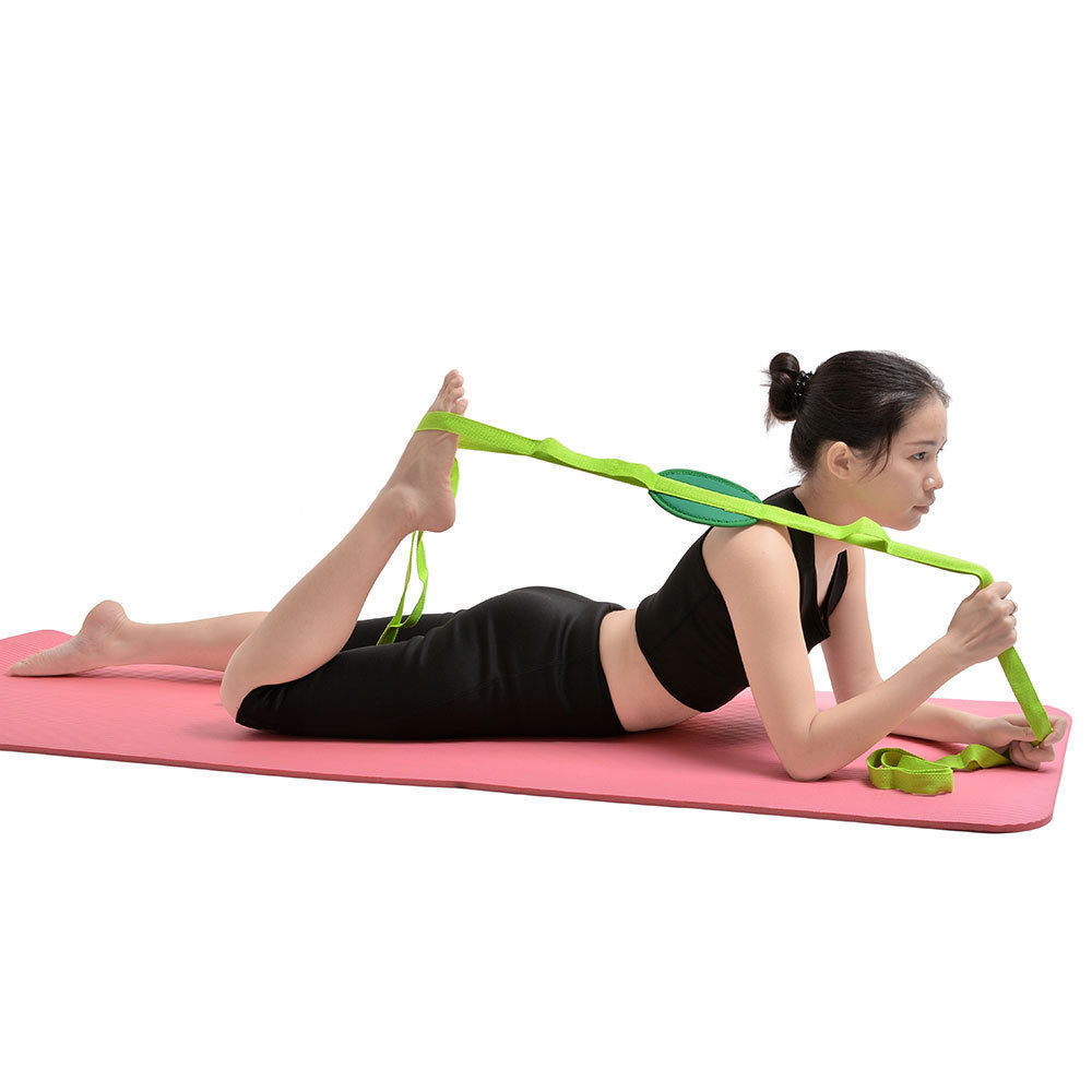 Restore Multi-Grip 85"Yoga Stretch Strap Training Belt Waist Leg Fitness Flexibl