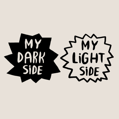 My dark side tattoo (2 x 2) 00265