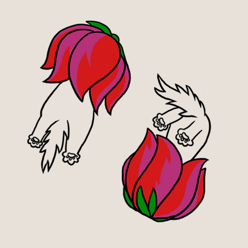Kitties tattoo (2x2) 00267