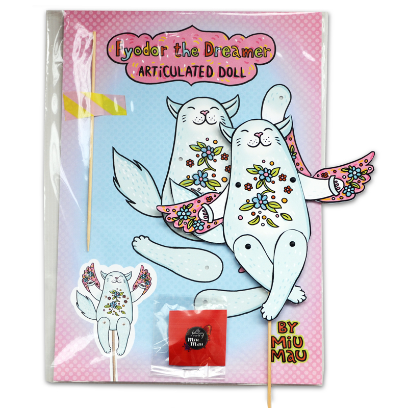 Fyodor the Dreamer - DIY Articulated Paper Doll 00740