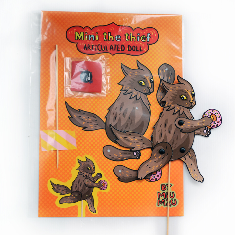 Mini the Thief - DIY Articulated Paper Doll 00741