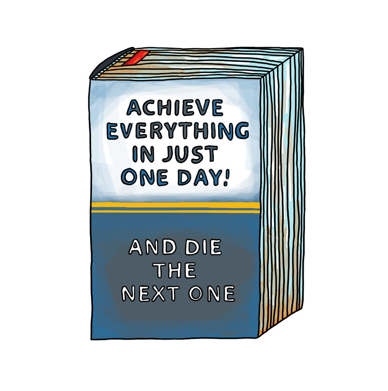 Postcard: "Achieve Everything In Just One Day" 00774