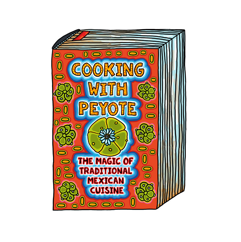 Postcard: "Cooking With Peyote"