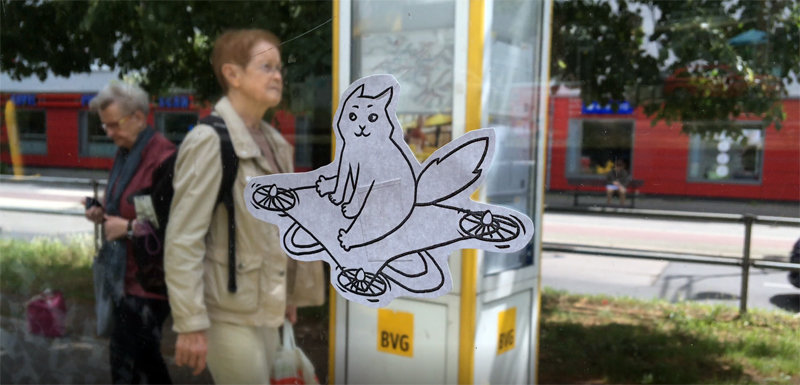 Make your own flying cat