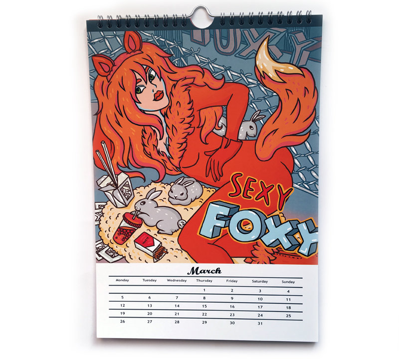 Sexy Calendar 2018 by Miu Mau