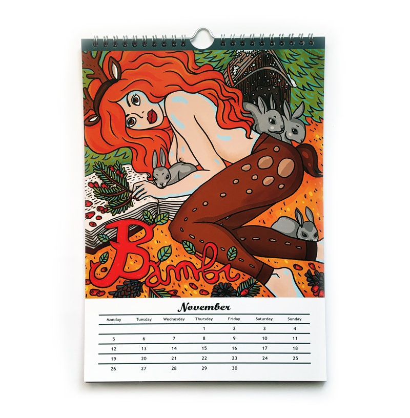 Sexy Calendar 2018 by Miu Mau