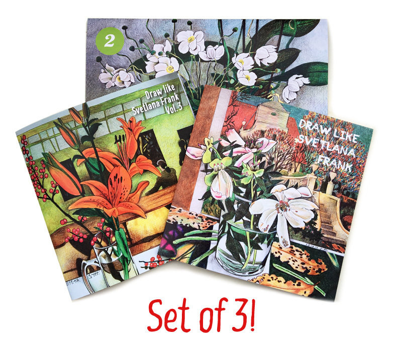 Drawing Like Svetlana Frank - SET OF 3!