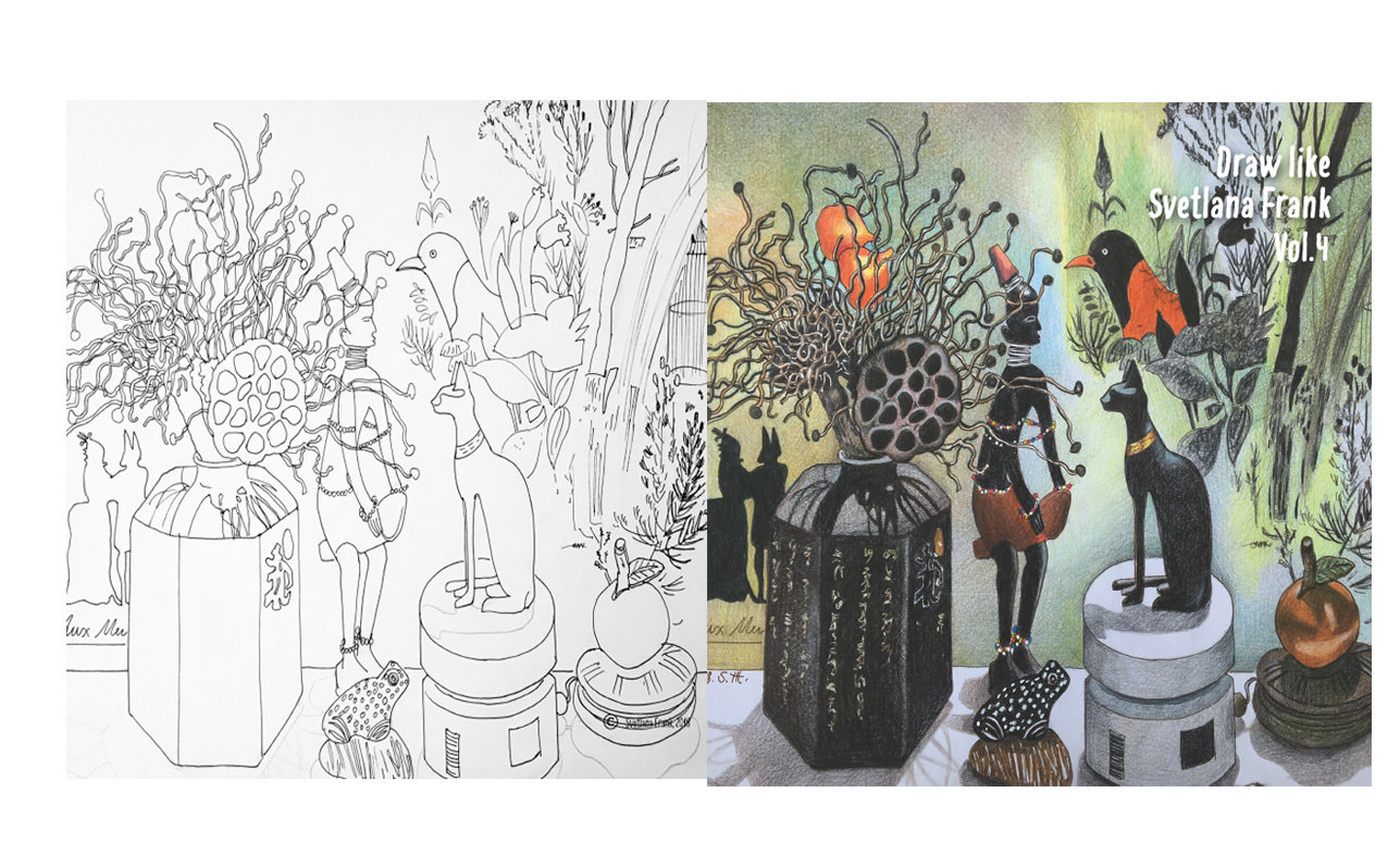 Drawing Like Svetlana Frank Coloring Book Vol. 4