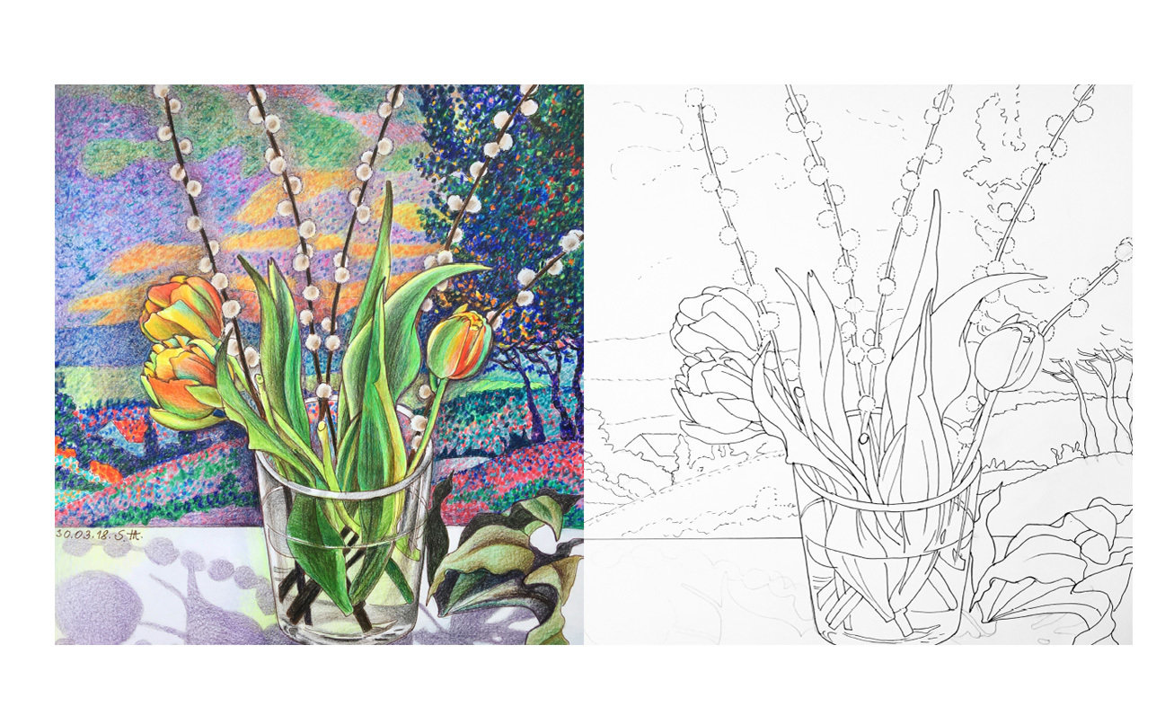 Drawing Like Svetlana Frank Coloring Book Vol. 4