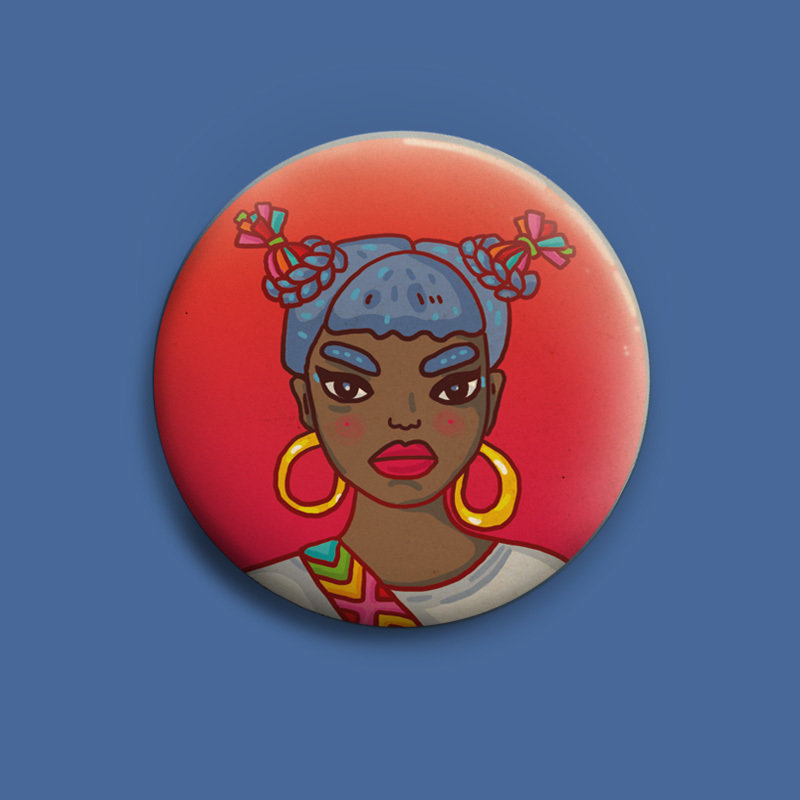 BRLN GRLS Buttons