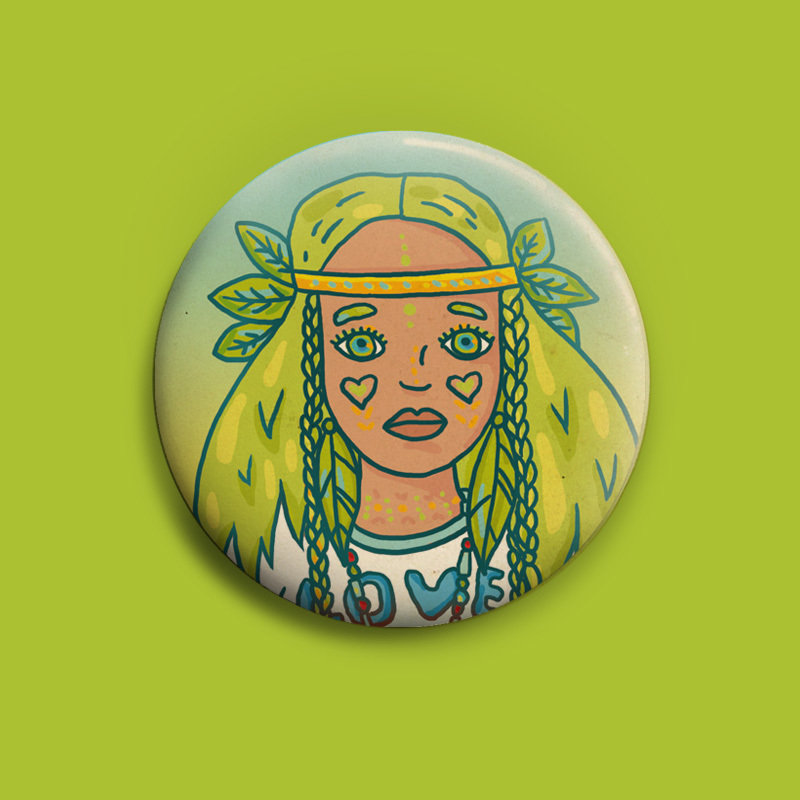 BRLN GRLS Buttons