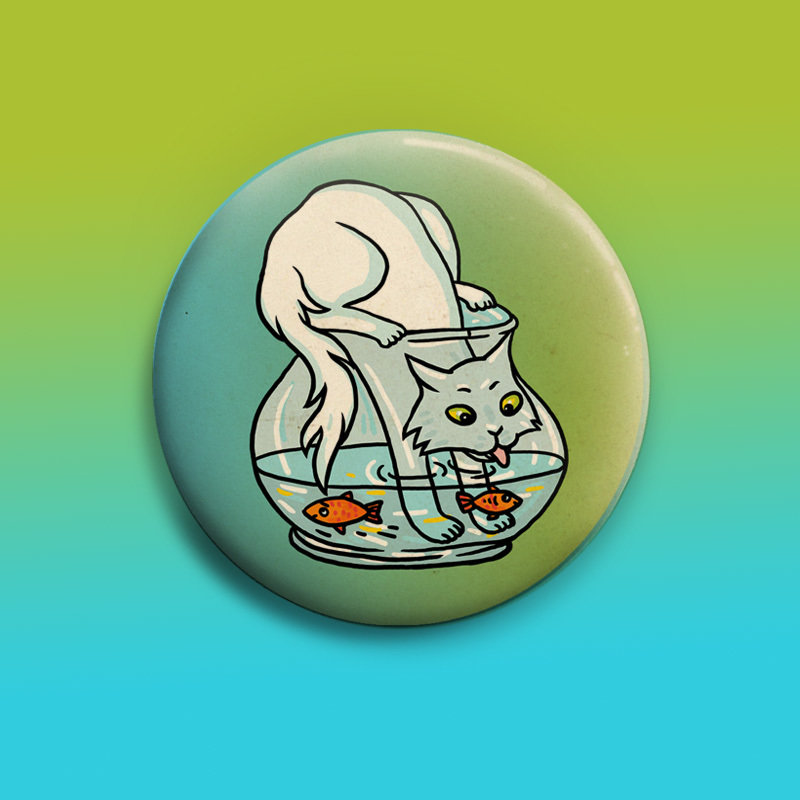 Fishing Button 50mm