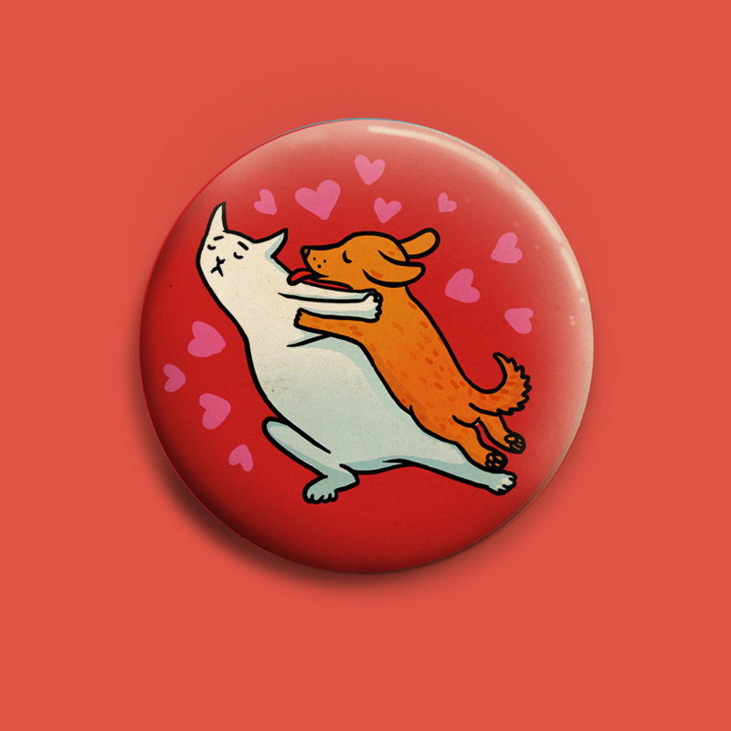 Is it Love? Button 50mm 00826