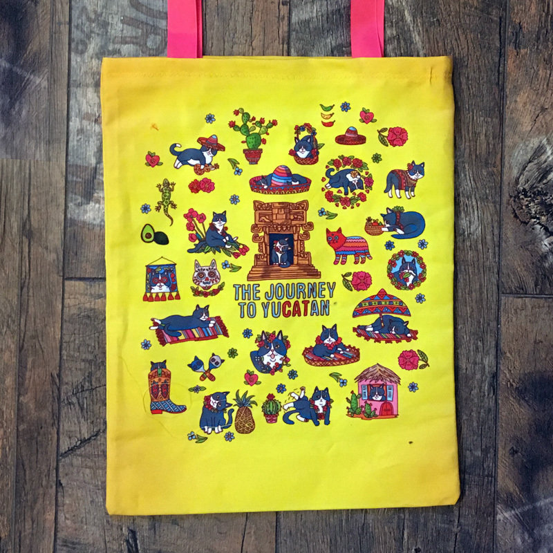 Tote Bag "Journey to YuCATan" YELLOW