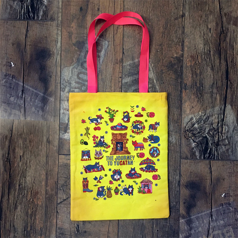 Tote Bag "Journey to YuCATan" YELLOW