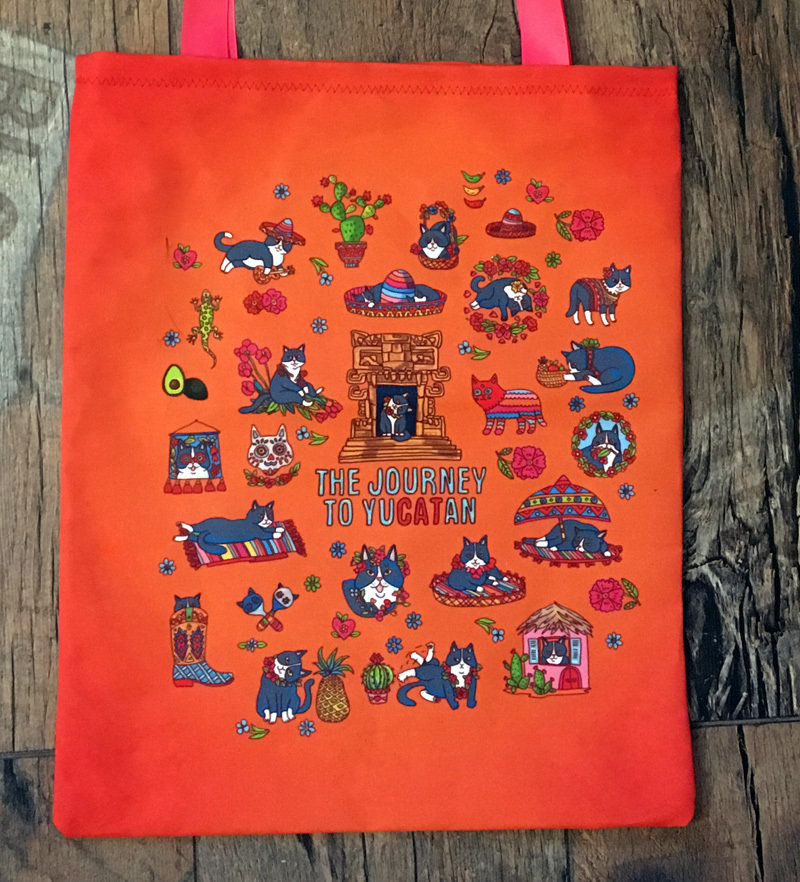 Tote Bag "Journey to YuCATan" ORANGE