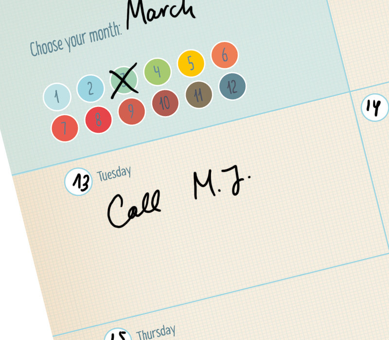 Beautiful Time Planner by Svetlana Frank