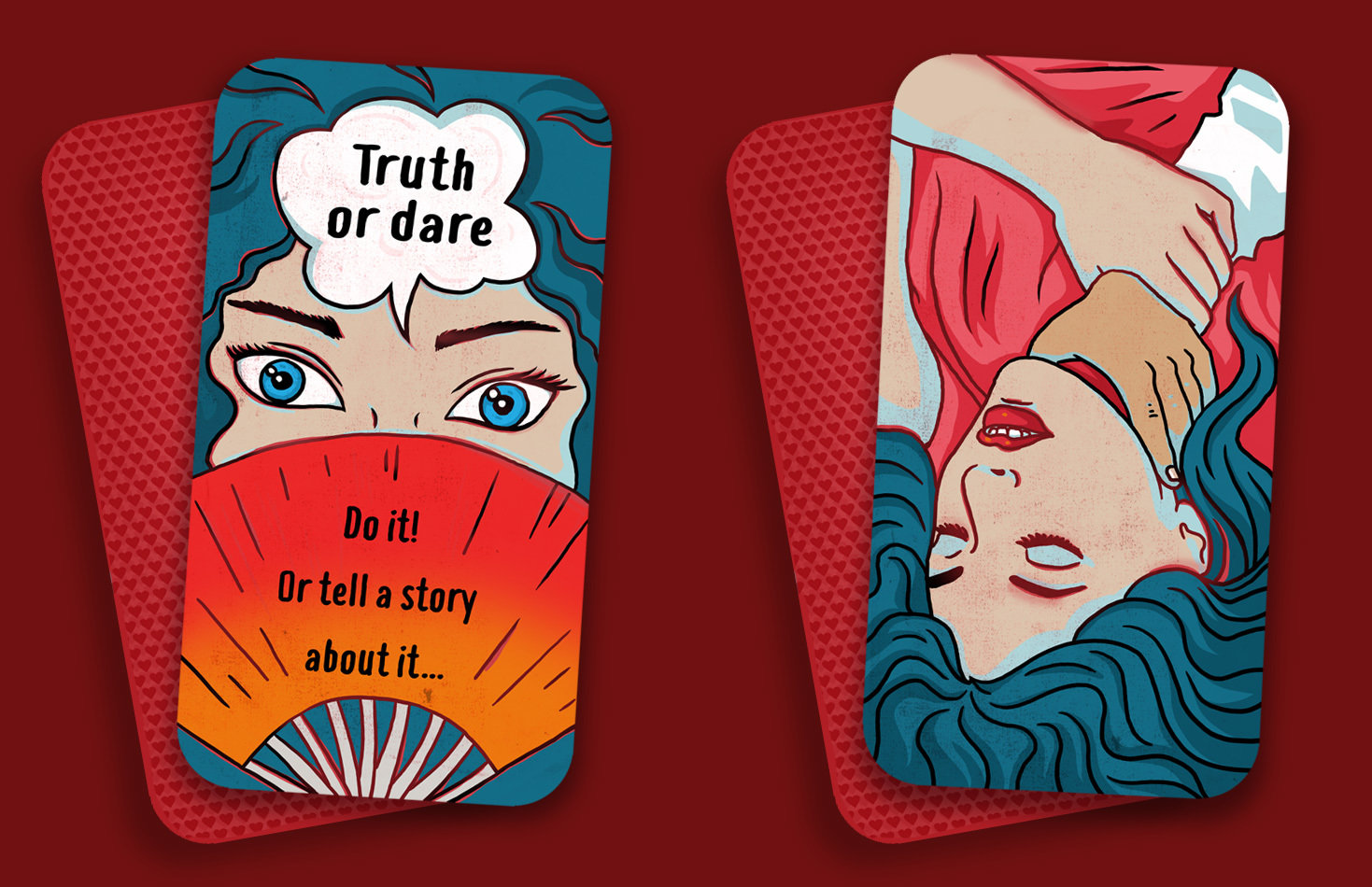 "Truth or Dare" sexy cards