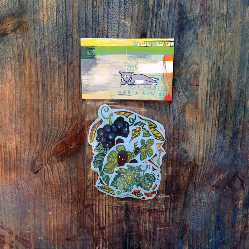 Big Fruit&Berries stickers set of 27