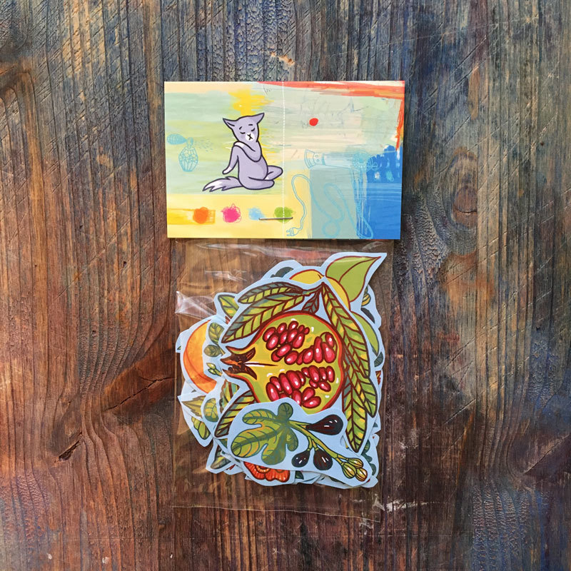 Big Fruit&Berries stickers set of 27