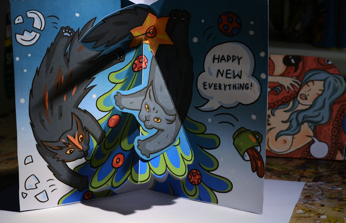 2 Pop-Up Cards