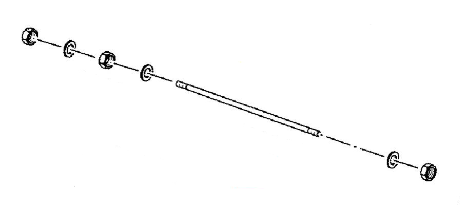 Buderus šipka donja M10x795mm