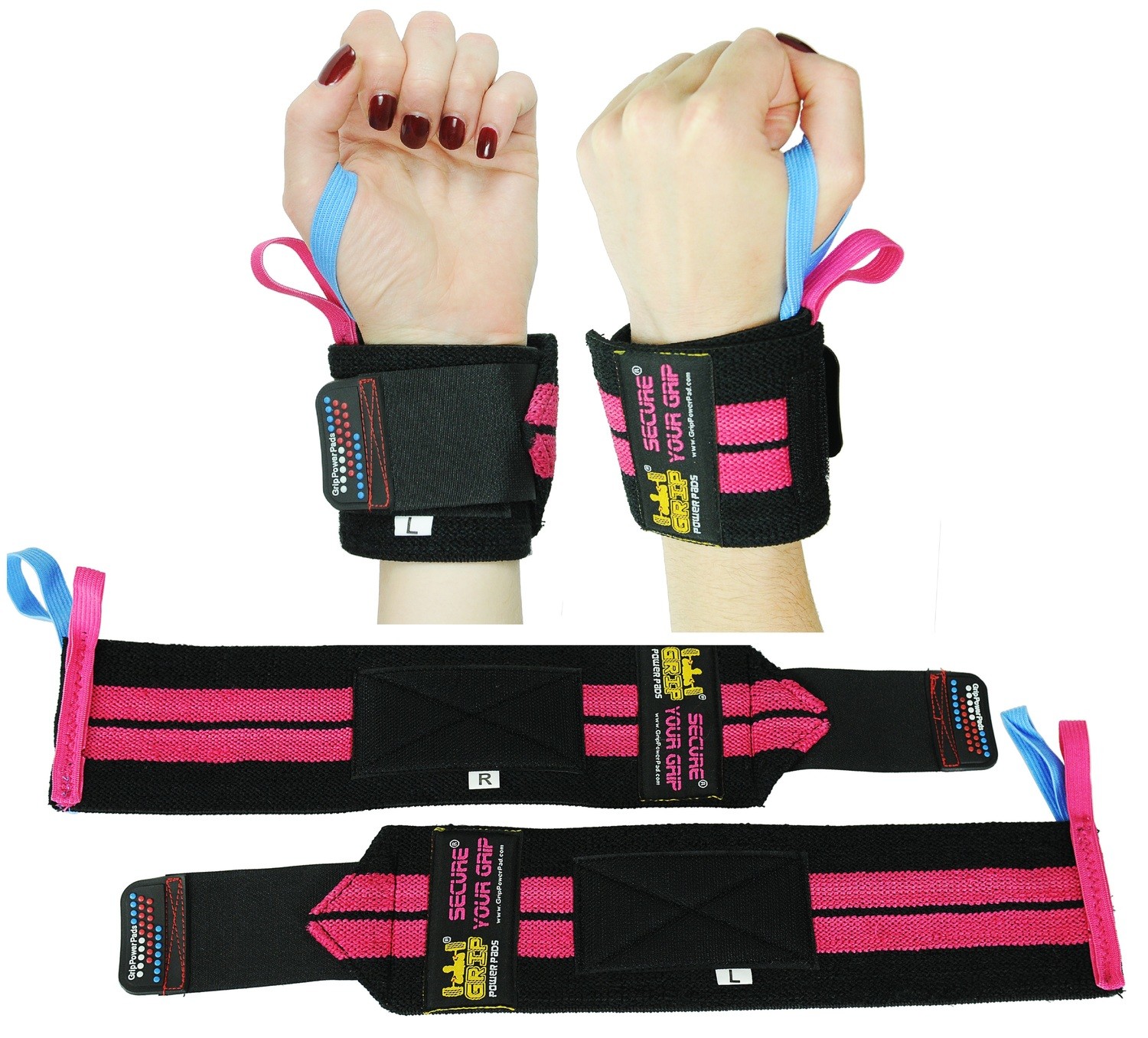 grip power pads wrist wraps