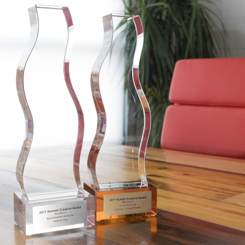 Bronze Crystal Trophy