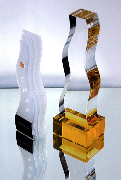 Gold Crystal Trophy