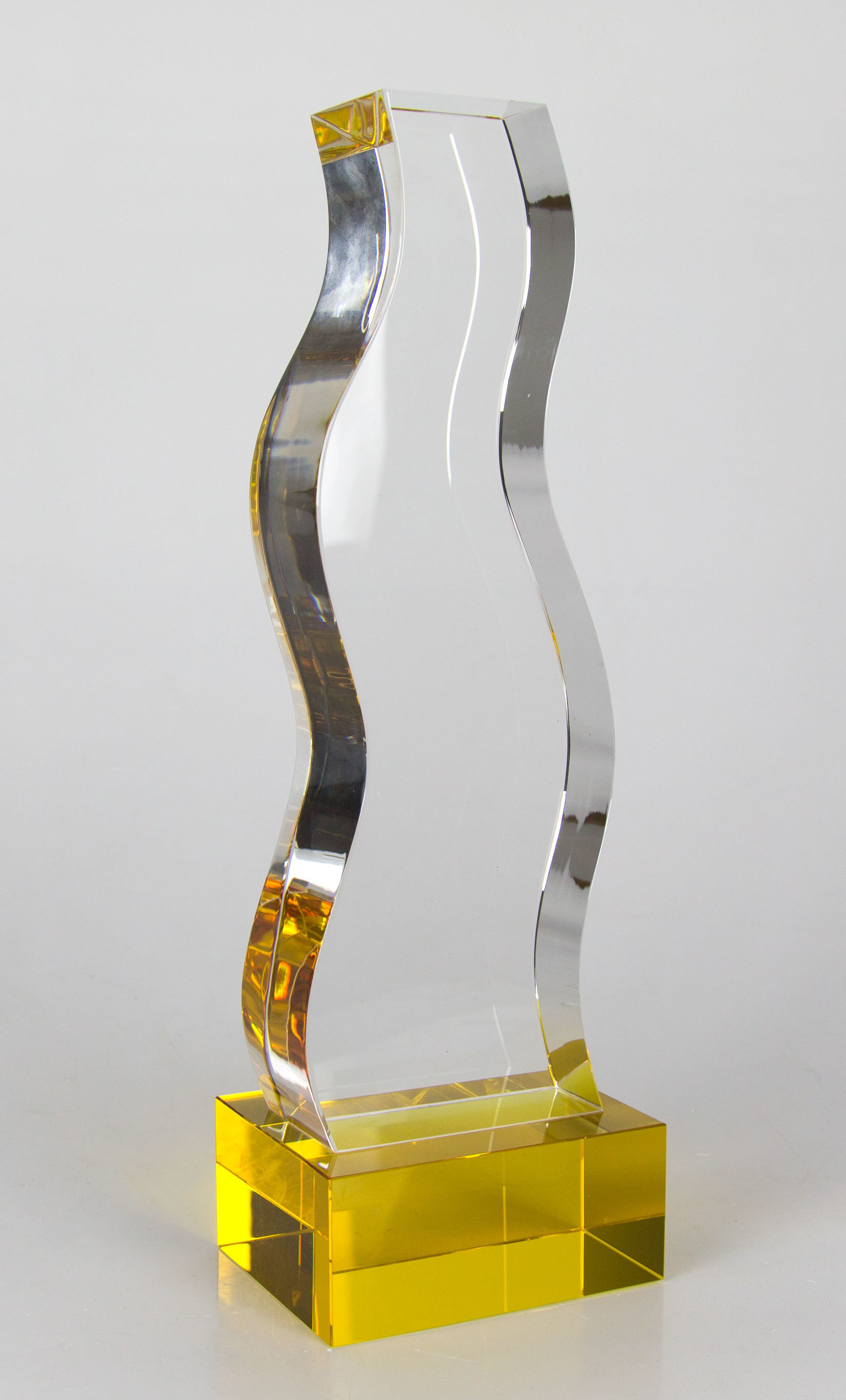 Gold Crystal Trophy