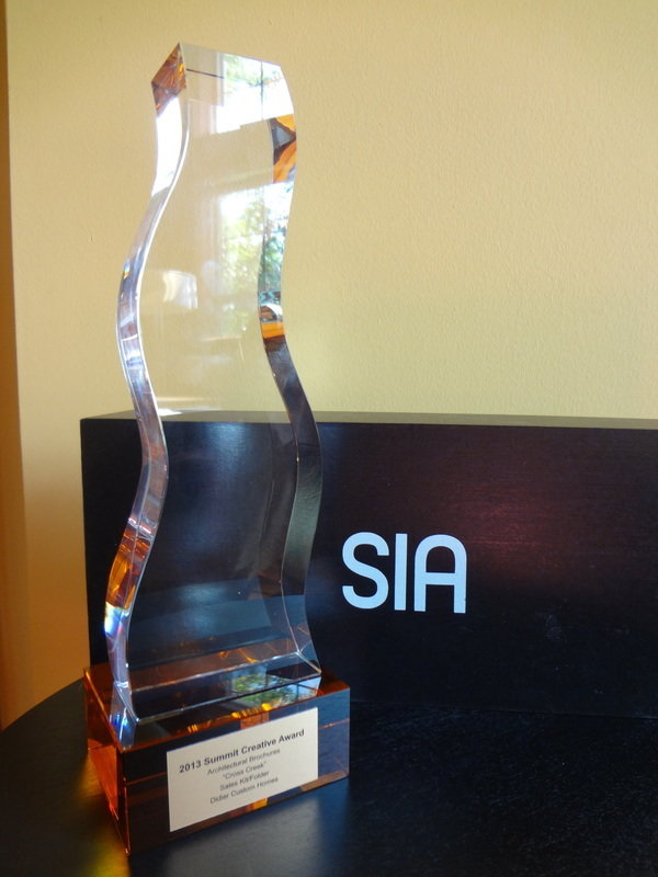 Bronze Crystal Trophy